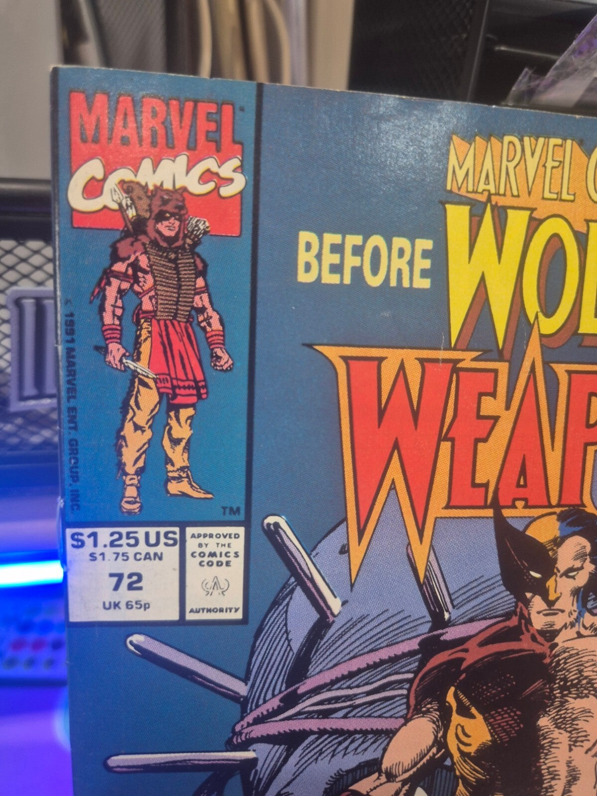 Marvel Comics Presents #72, 1991, Wolverine, 1st Appearance Weapon X,  VF/VF+