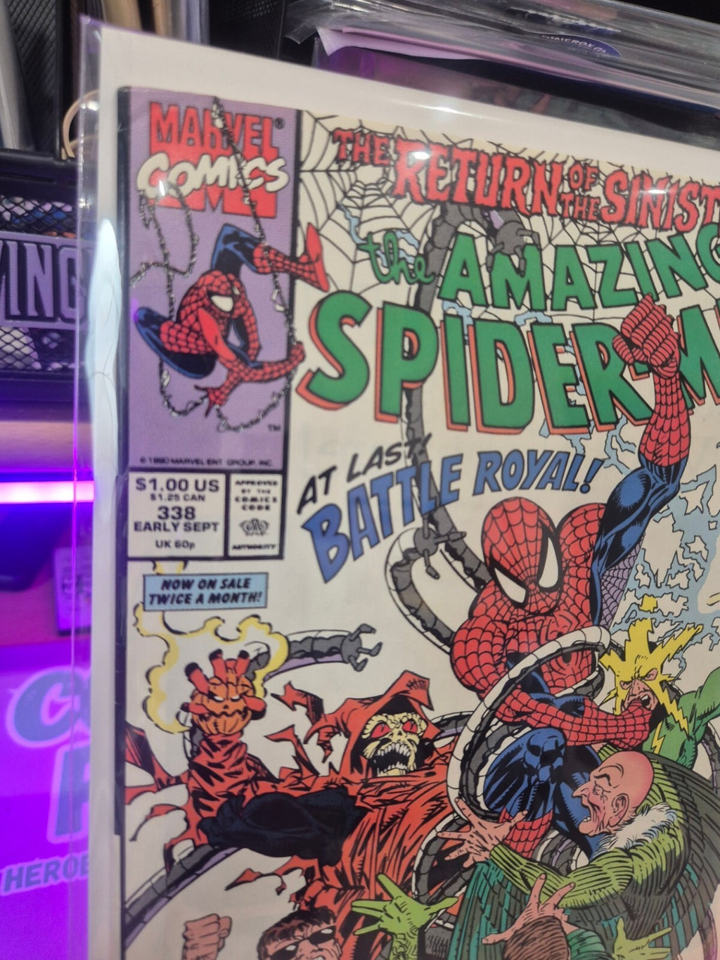 Amazing Spider-Man #338, 1990, NM 9.4+