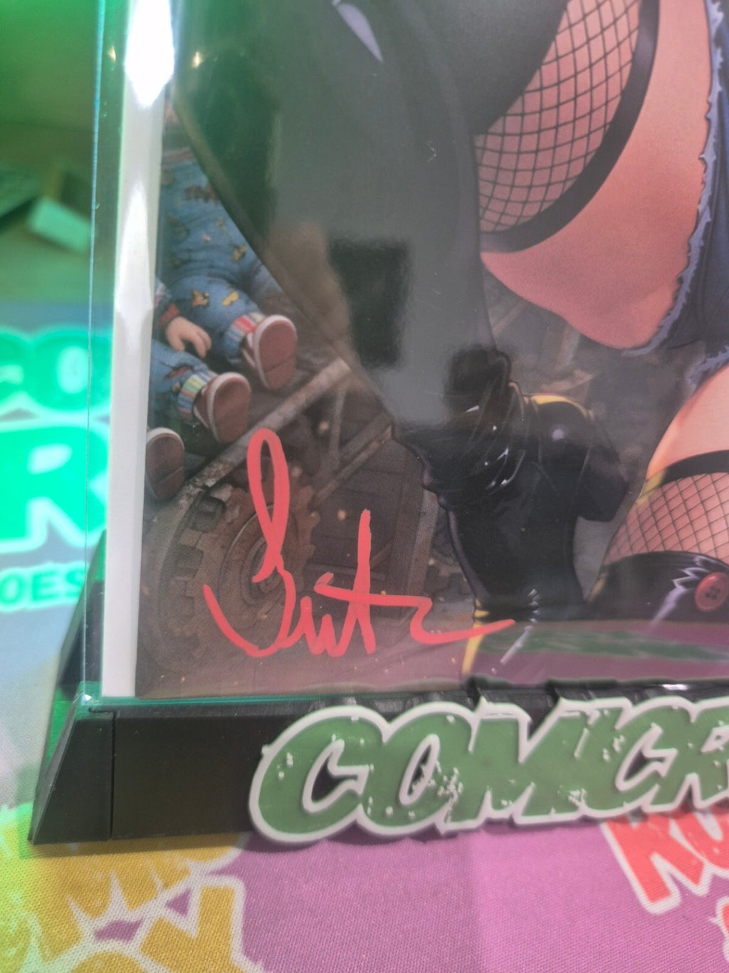 Chucky Harley Topless Artbook, Surtur, Double Signed by the Surturs with COA