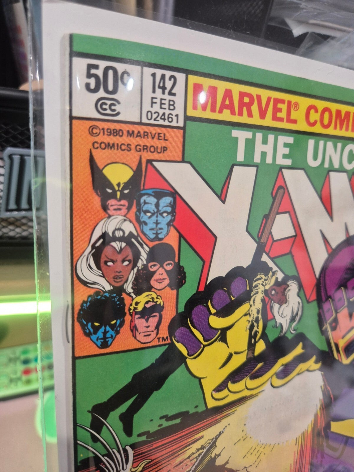 Uncanny X-Men #142, Rare Newsstand, 1980, White Pages, NM-