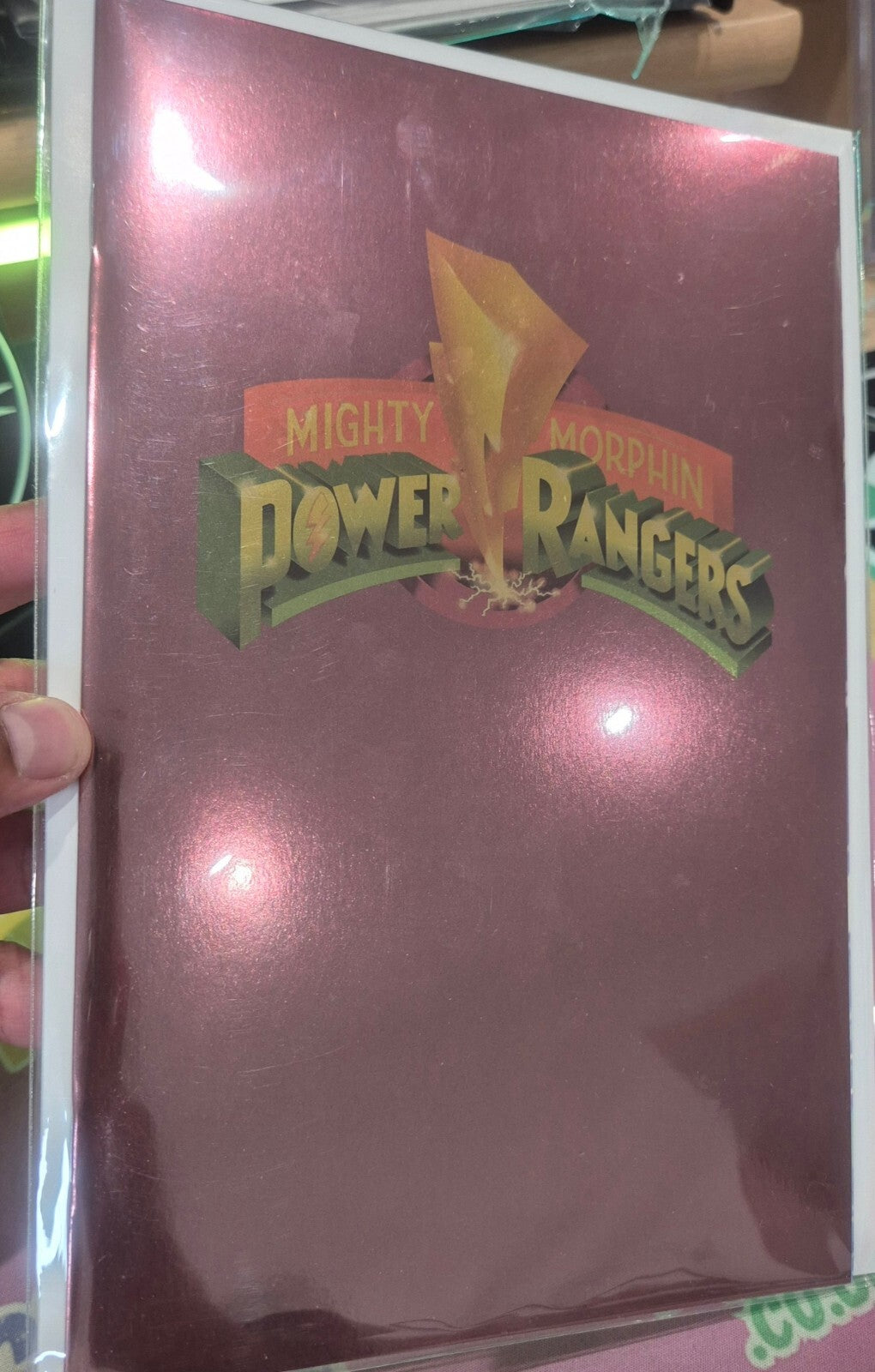 Mighty Morphin Power Rangers #118, Pink Foil Exclusive Variant, 2024, NM+