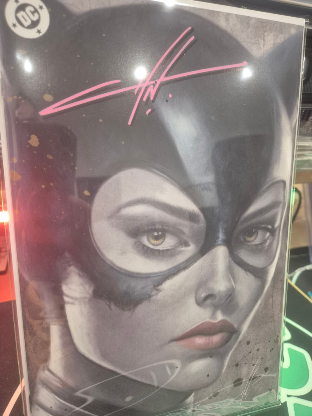 Catwoman #71, 2025, SIGNED Carla Cohen Sketch Variant Ltd. 1500, COA