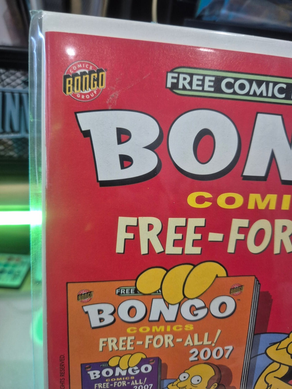 Bongo Comics, Simpsons, Free-For-All, 2007, NM