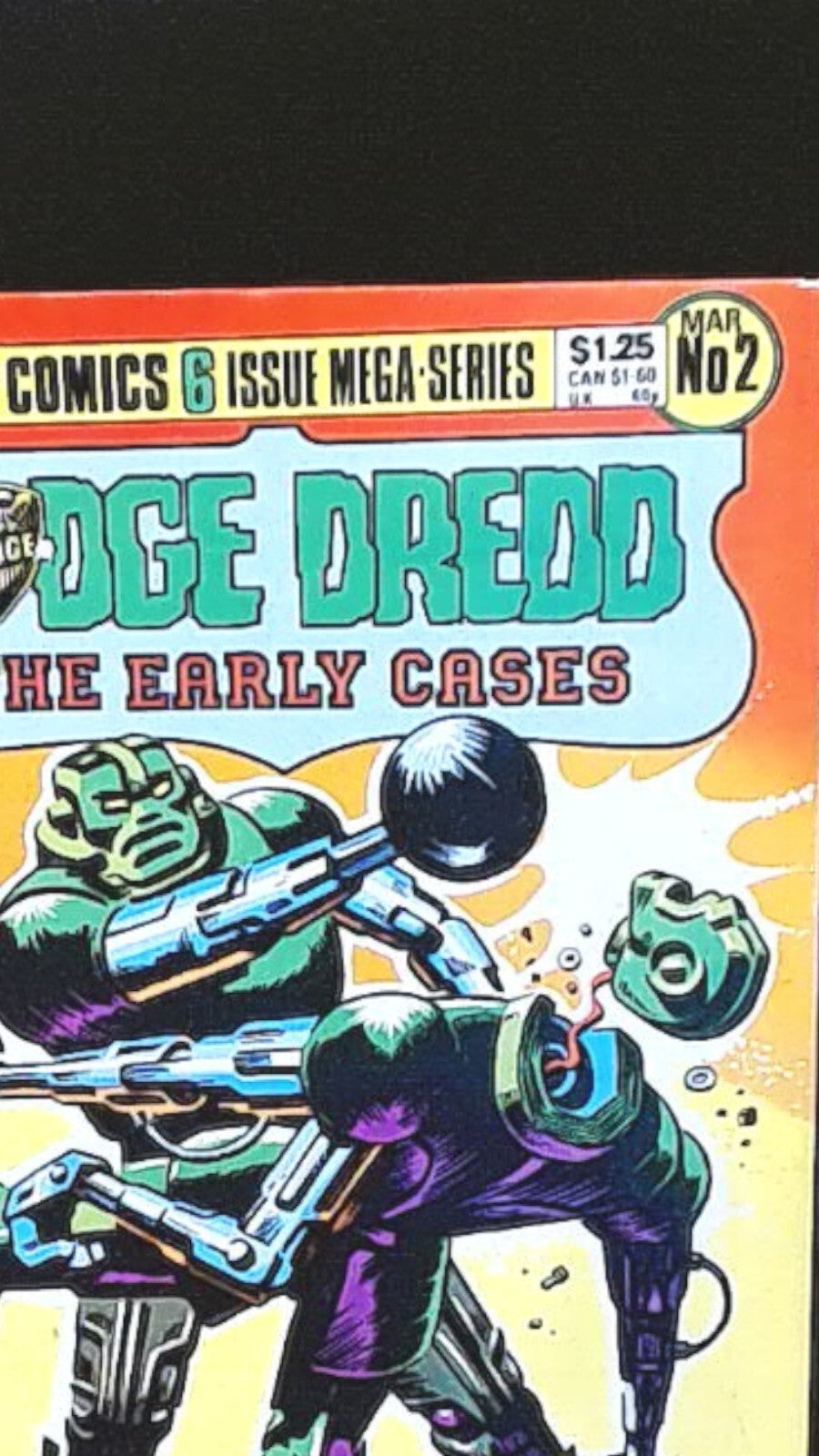 Judge Dredd: The Early Cases #2, 1986, Eagle Comics, VF
