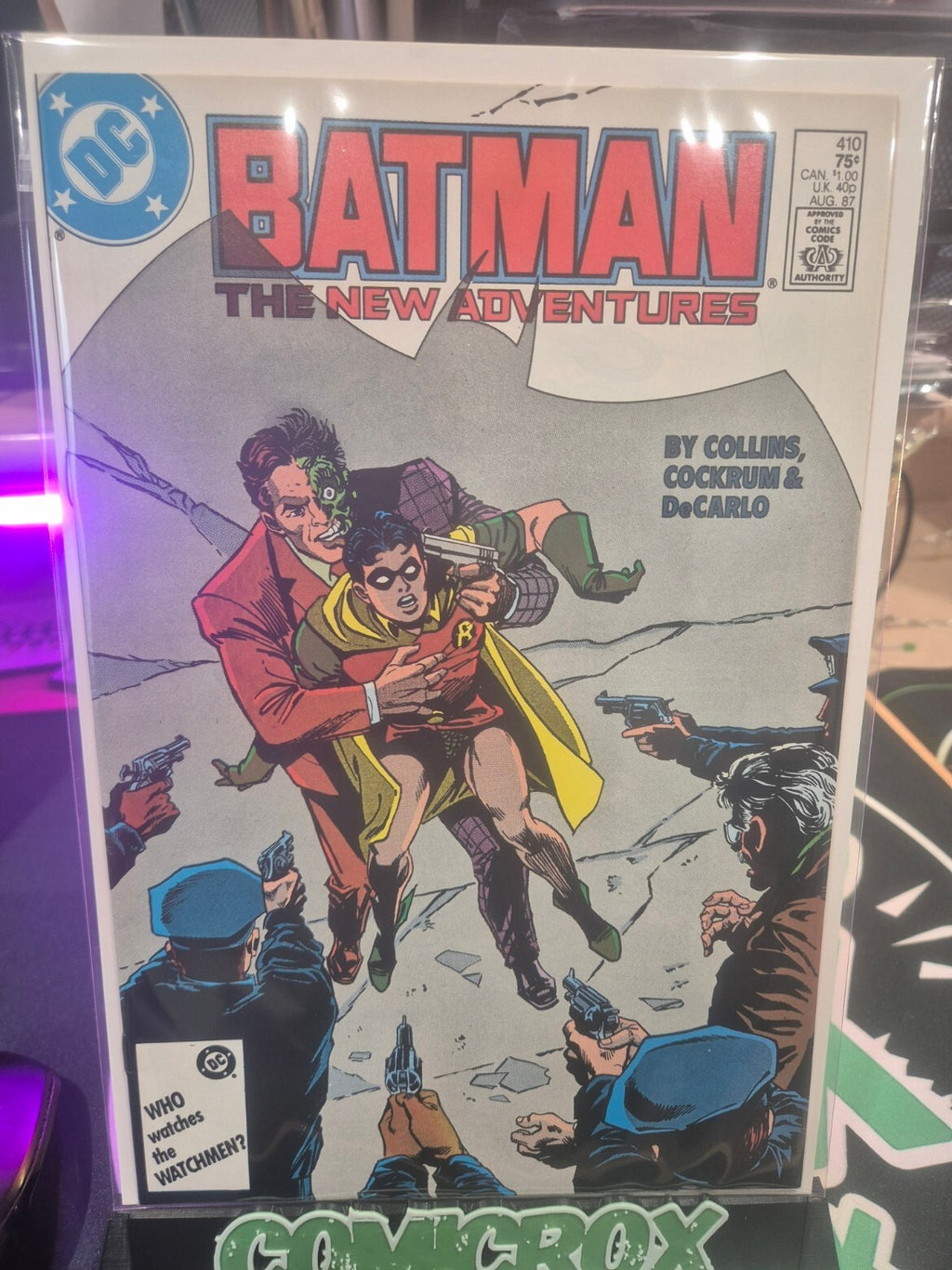 Batman #410, The New Adventures, 1987, Origin of Two-Face, NM