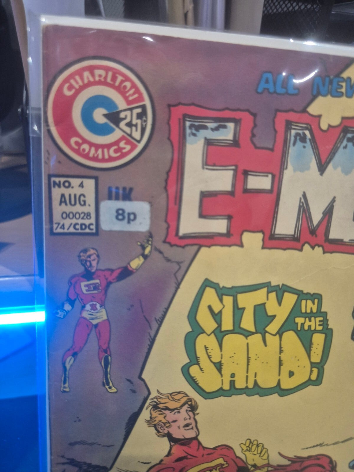 E-Man #4, 1974, Charlton Comics, Ditko Art, FN/VF 7.0 or Higher