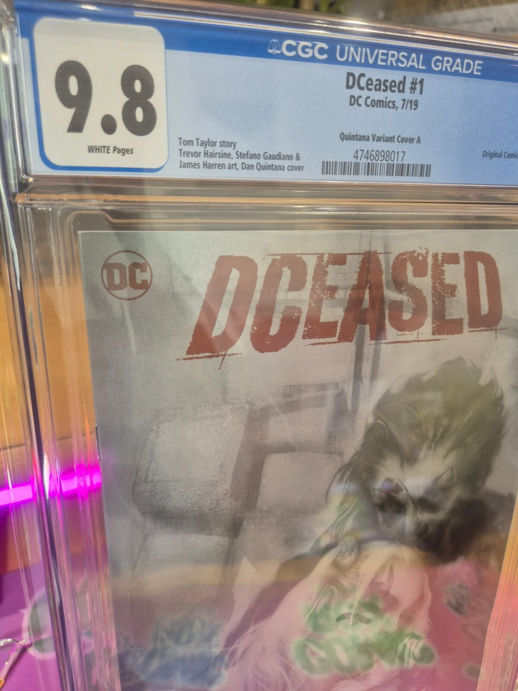 DCeased #1, CGC 9.8 Top Pop! Highest Graded, Dan Quintana Variant