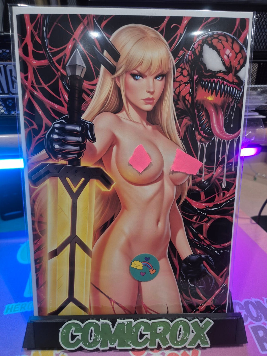Frightweaver Venomized Magik, Full Nude Variant, Surter Exclusive, NM+
