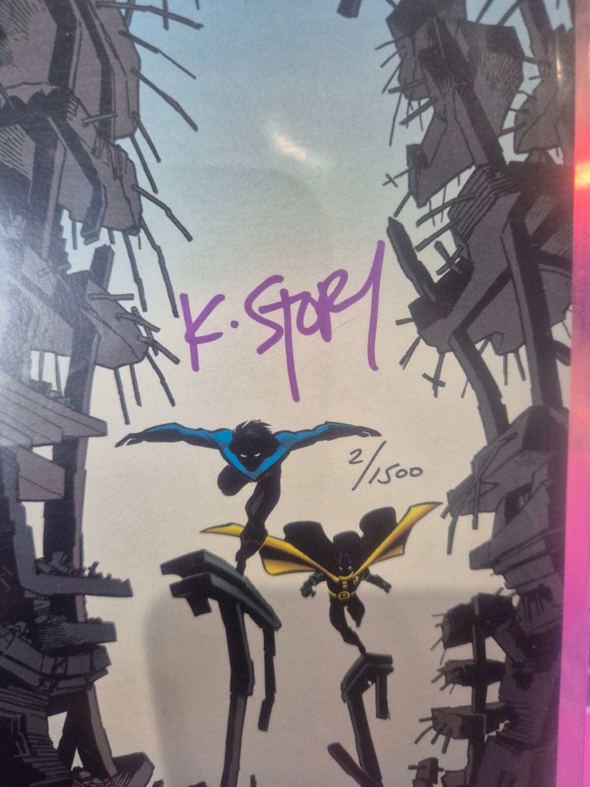 Nightwing #25, Signed by Karl Story with COA, #2/1500, 1998, NM