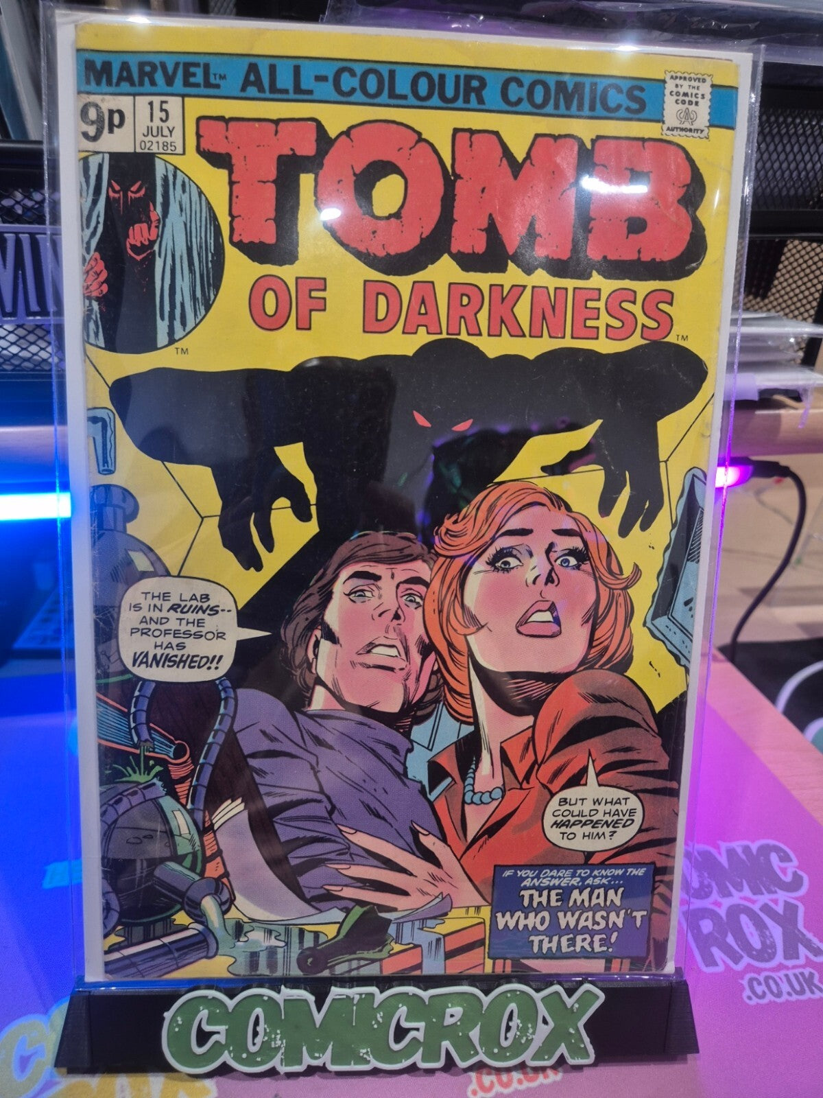 Tomb of Darkness #15, 1974, UK Price Variant, FN 6.0+