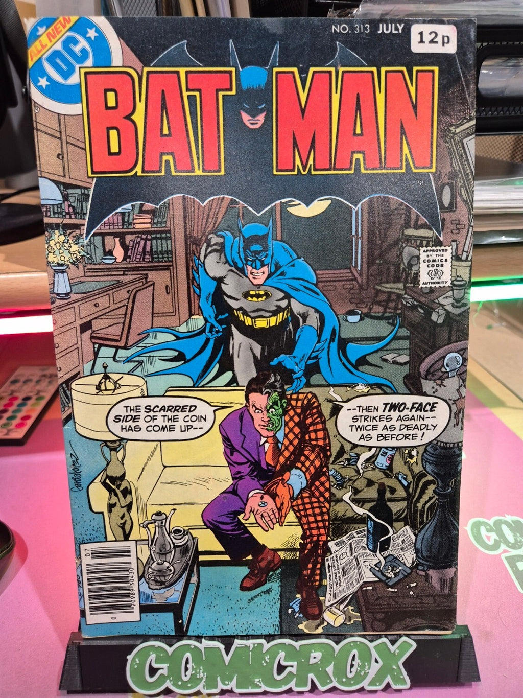 Batman #313, 1979, 1st Tim Fox, Two Face App, VF 8.0 or Higher