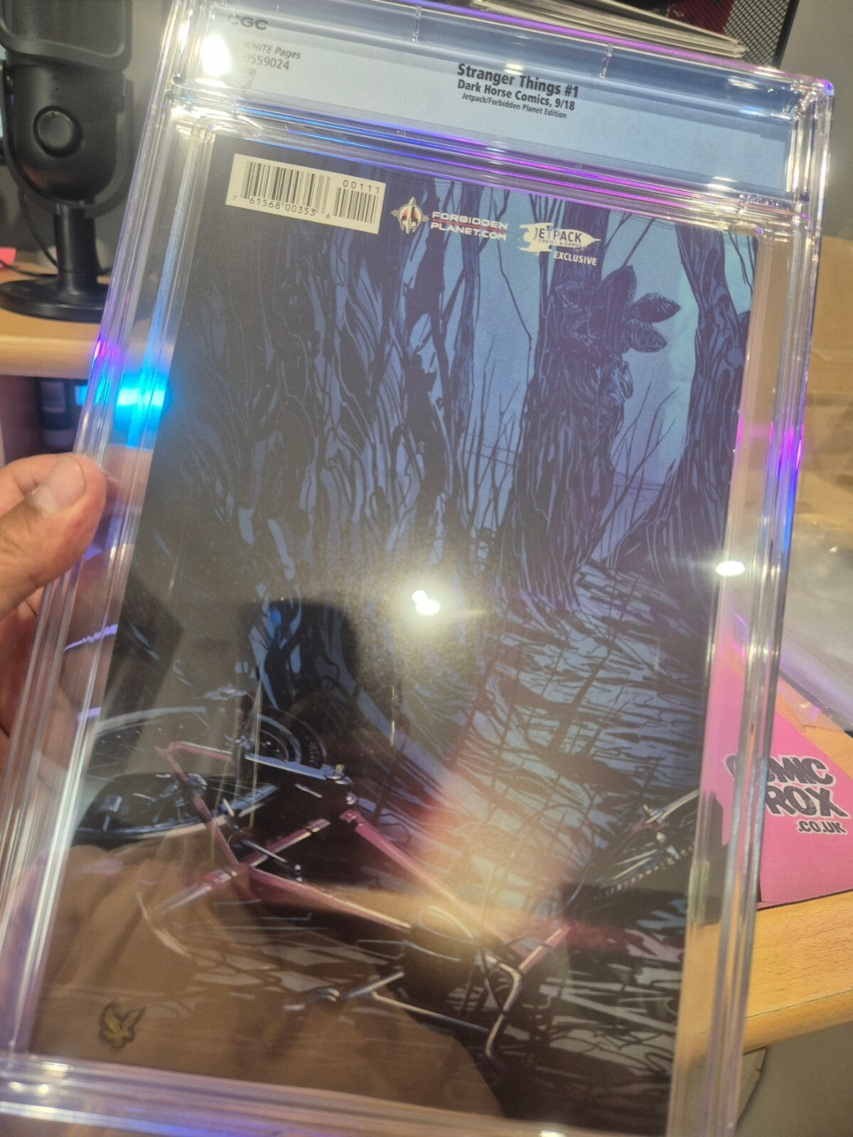 Stranger Things #1, CGC 9.8, Top Pop! 2018, Ben Oliver Edition