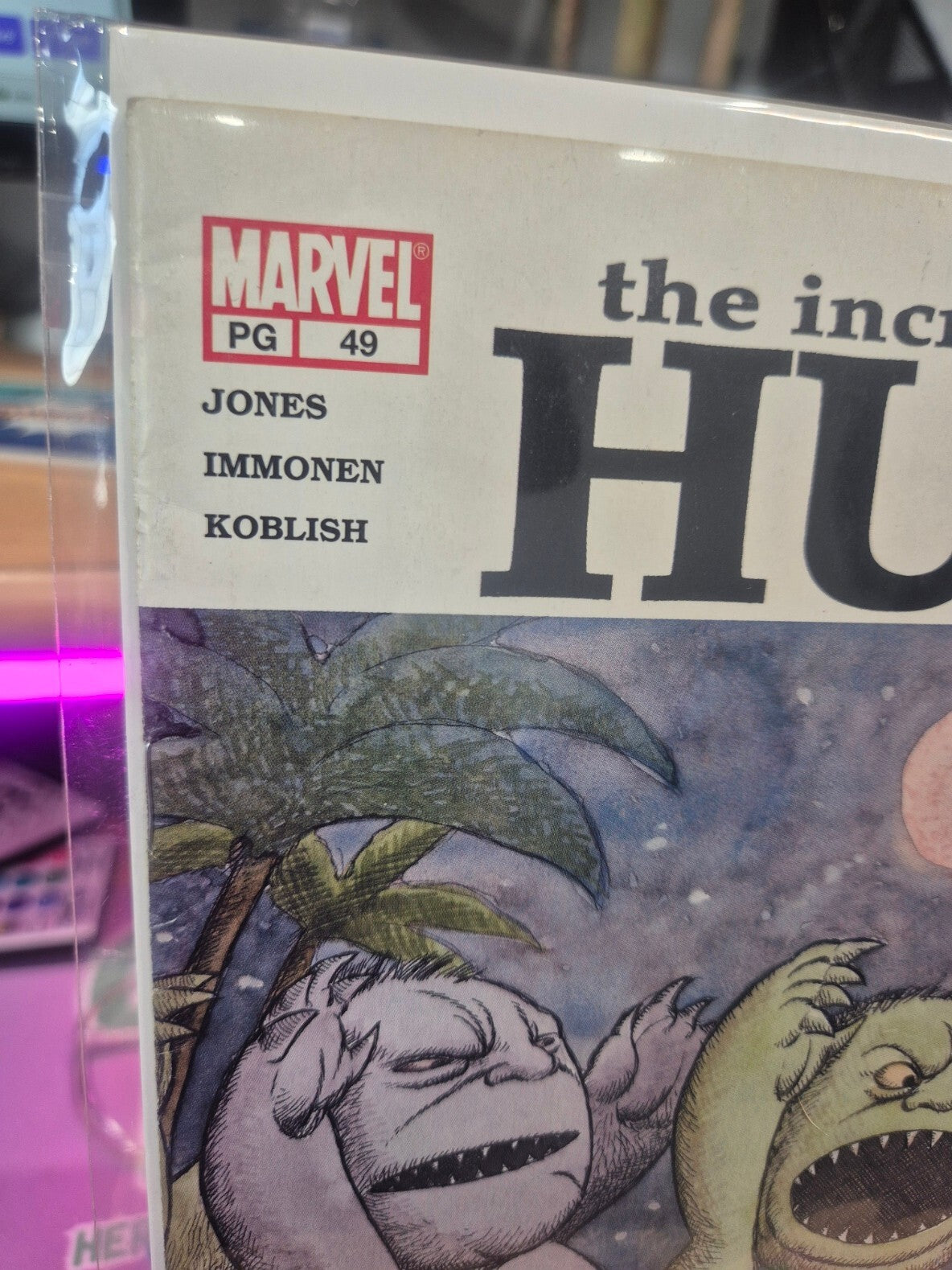 Incredible Hulk #49, 2003. Where the Wild Things are Cover, VF+