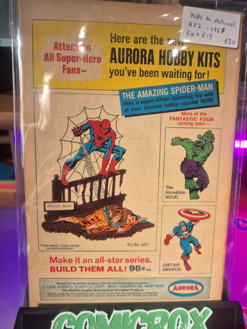 Tales to Astonish #87, 1967, UK Price Variant, High Grade FN / FN+