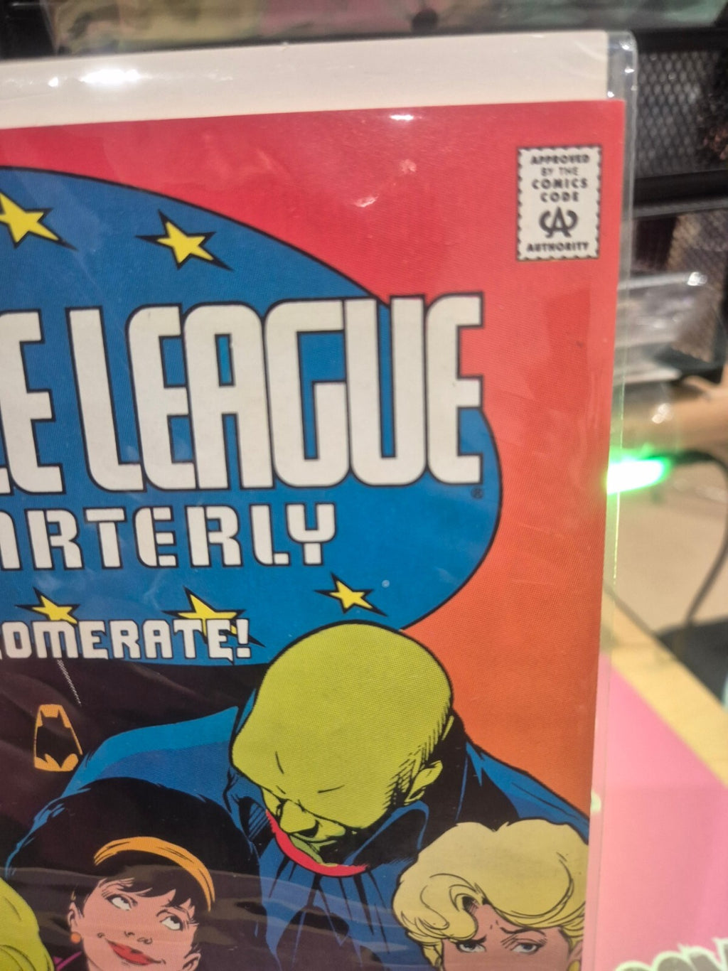 Justice League Quarterly #1, 1990, 1st Team App The Conglomerate, Squarebound NM