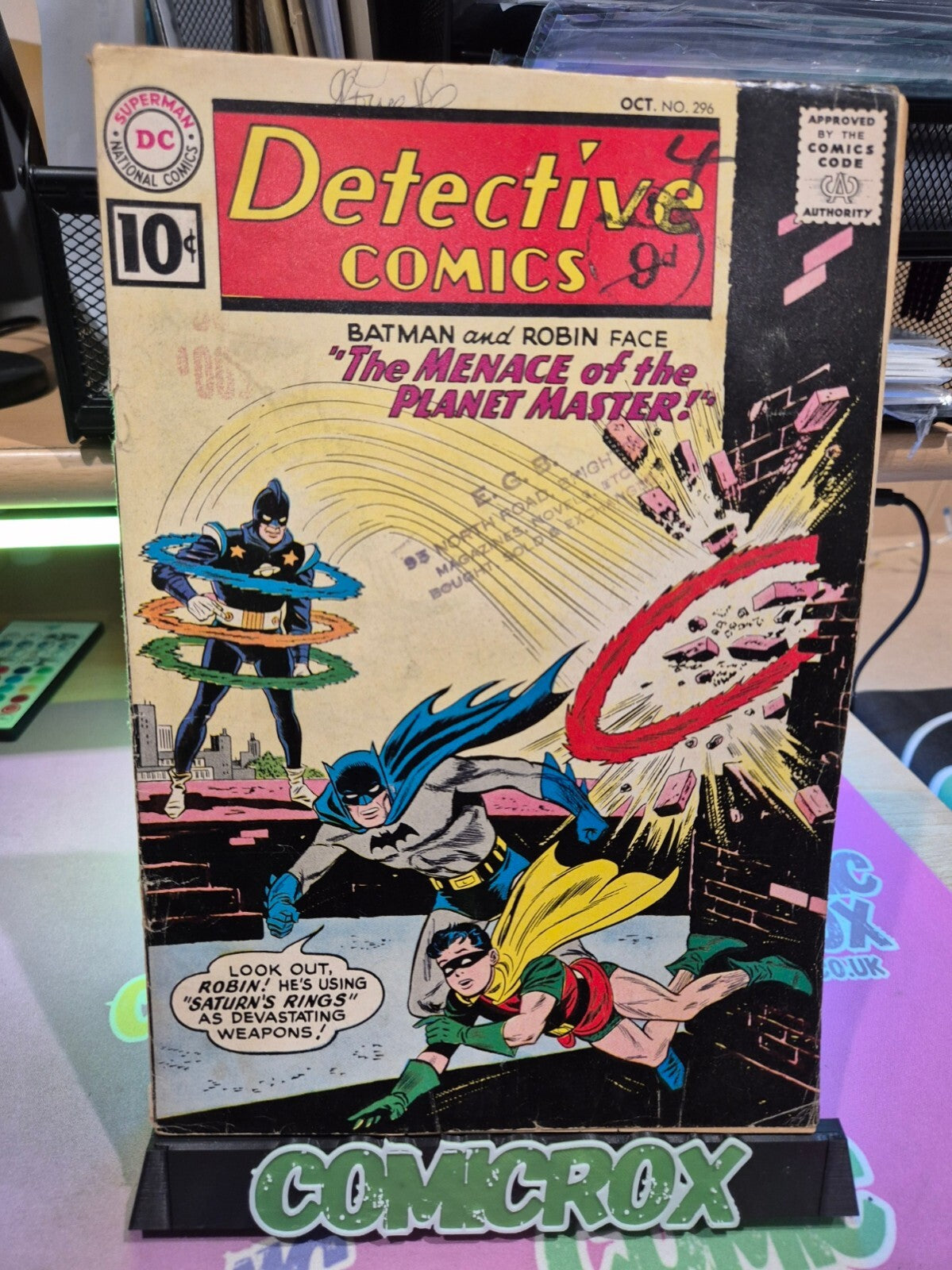 Detective Comics #296, 1961, 1st Planet Master, 1st Edward Burke, G/VG