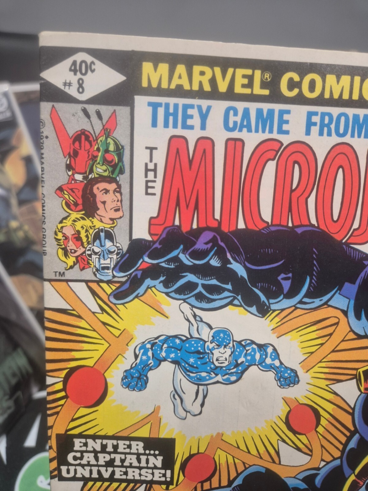Micronauts #8, 1979, 1st App Capt Universe, Marvel, High Grade NM-