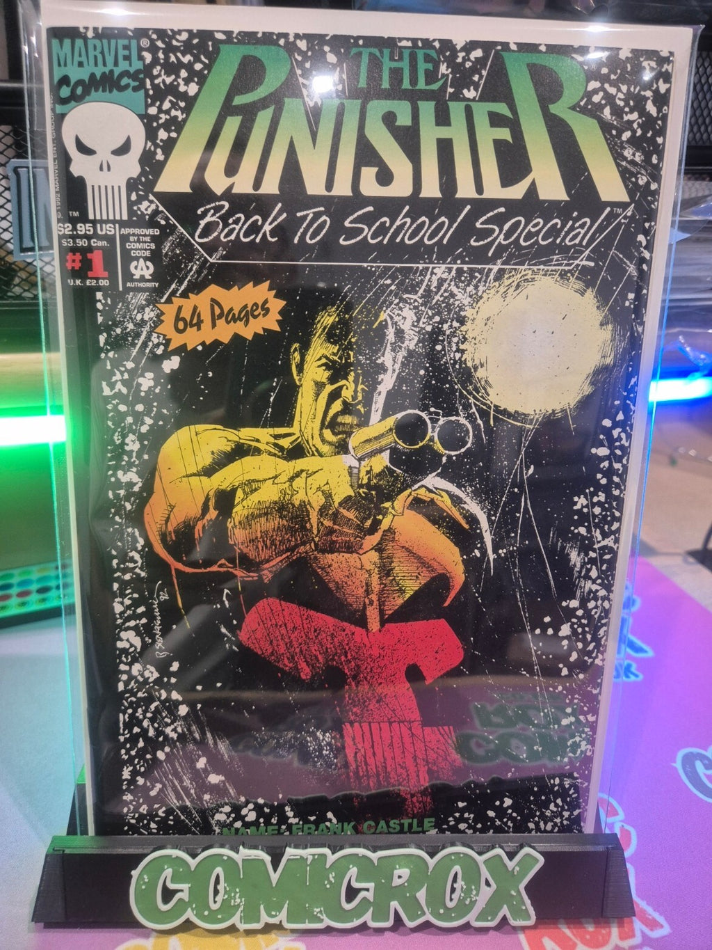 Punisher Back To School Special #1, 1992, High Grade 9.0+