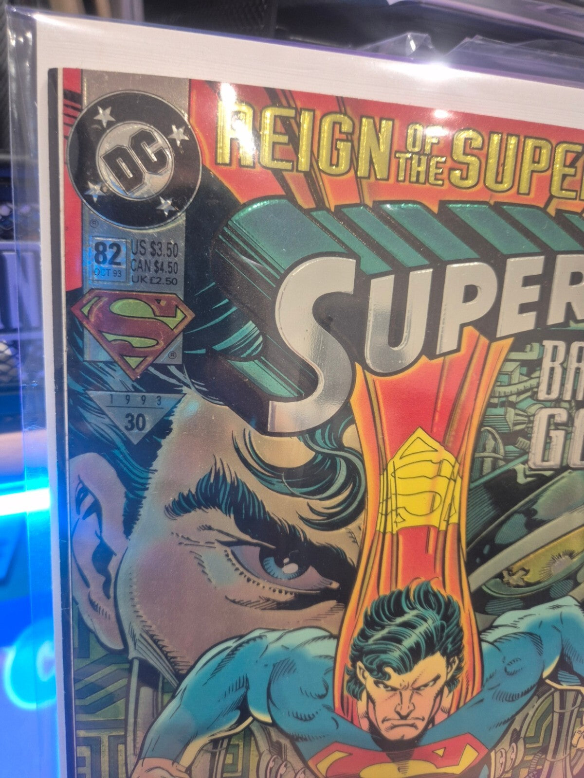 Superman #82, 1993, Chromium Edition, NM- 9.2 or Higher