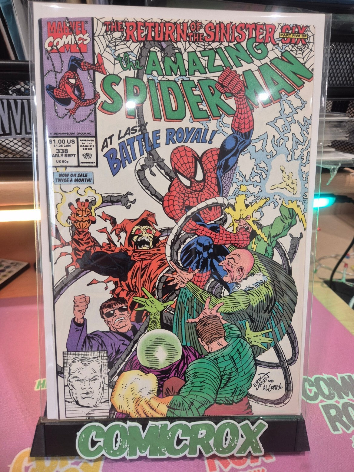 Amazing Spider-Man #338, 1990, NM 9.4+