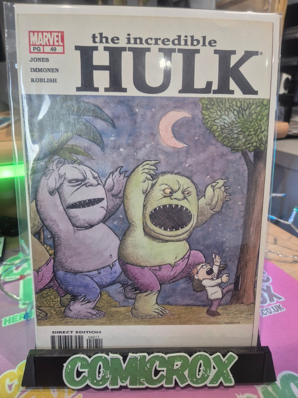Incredible Hulk #49, 2003. Where the Wild Things are Cover, VF+
