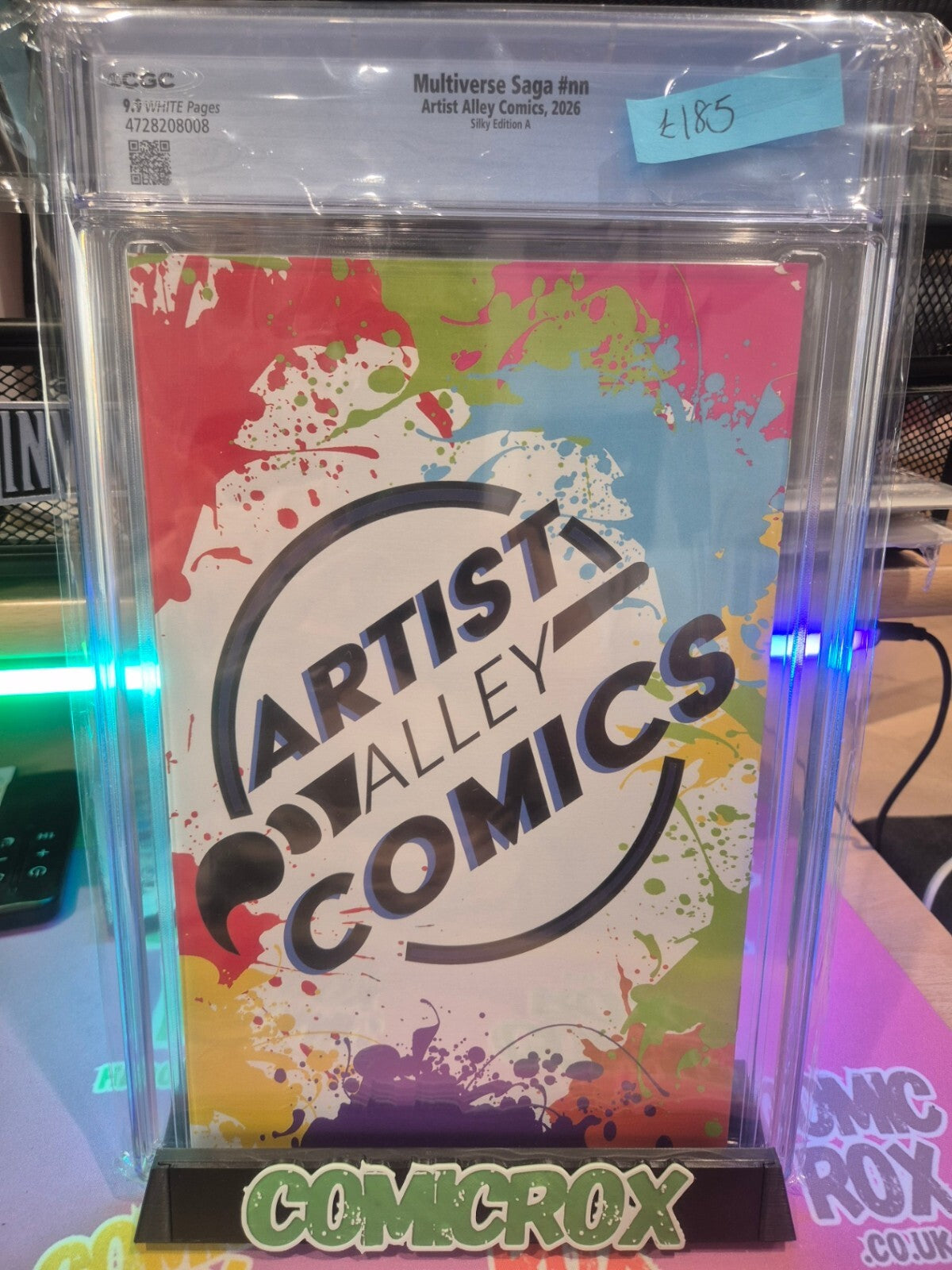 Multiverse Saga - Silk CGC 9.9! Artist Alley Silk Variant Cover, Dhaxina Dee