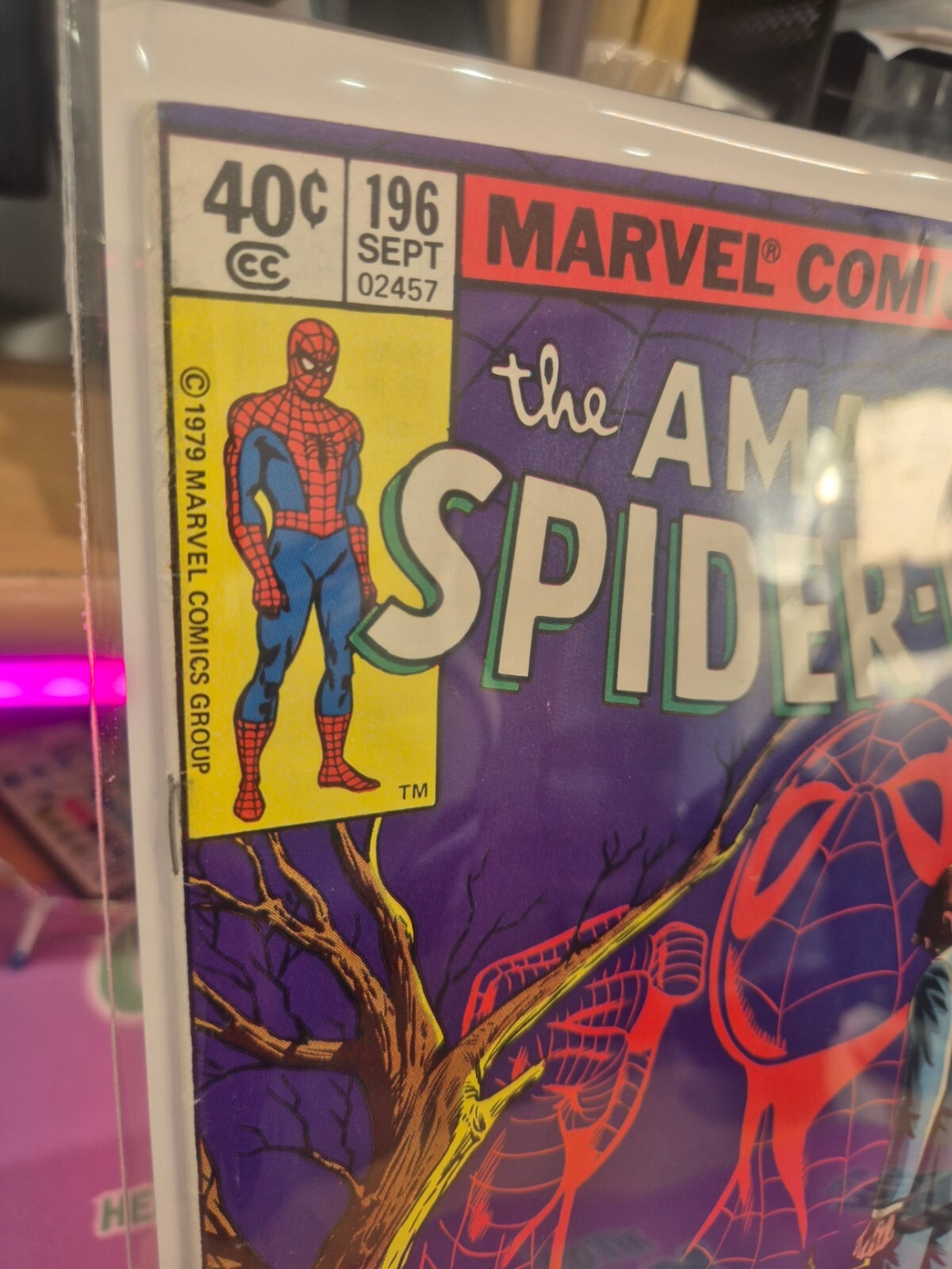 Amazing Spider-Man #196, 1st Debra Whitman, Newsstand, VF/NM