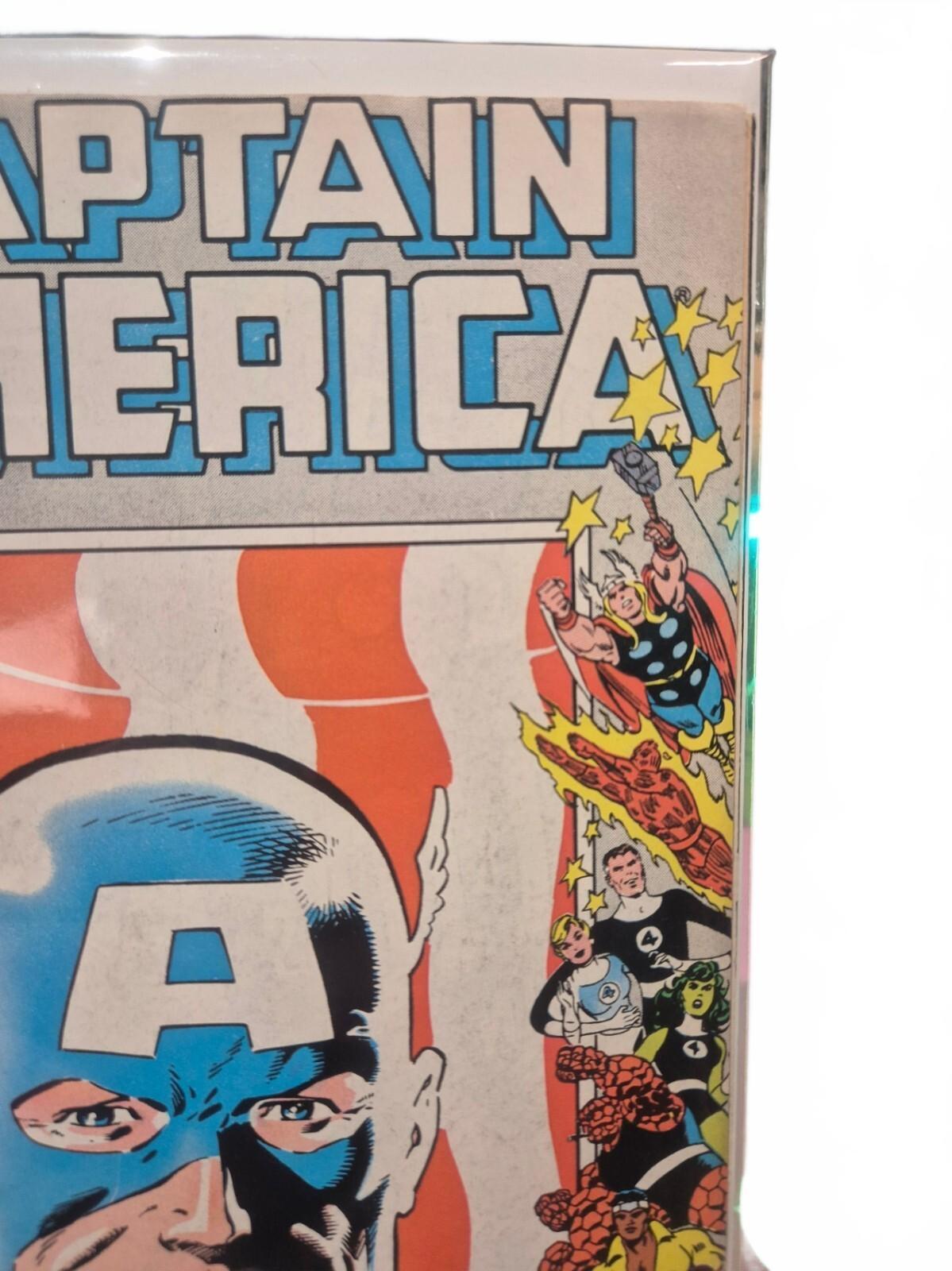 Captain America #323, 1986, Key Issue, Marvel 25th Anniversary Frame Cover, NM
