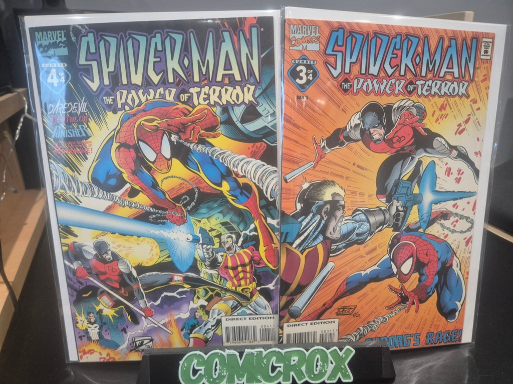 Spider-Man, Power of Terror Complete Set #1-4, 1995, High Grade