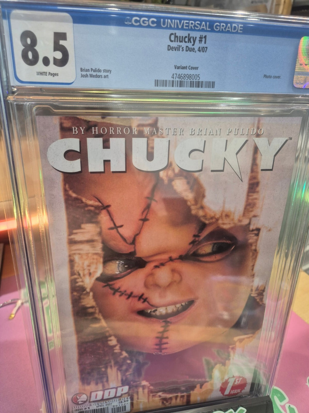 Chucky #1, CGC 8.5, Alternate Photo Cover, 2007, Classic Slasher Art