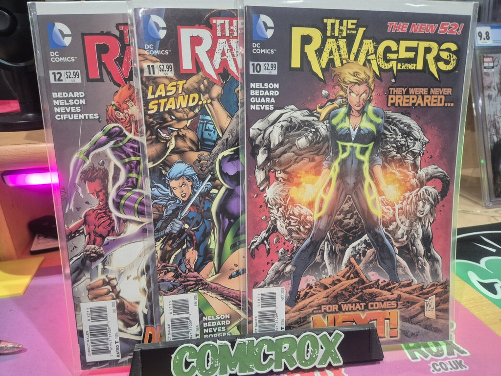 The Ravagers, New 52, #10 #11 #12 (3 comics) All NM, 2012