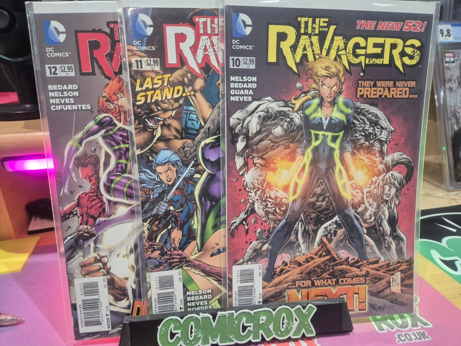 The Ravagers, New 52, #10 #11 #12 (3 comics) All NM, 2012