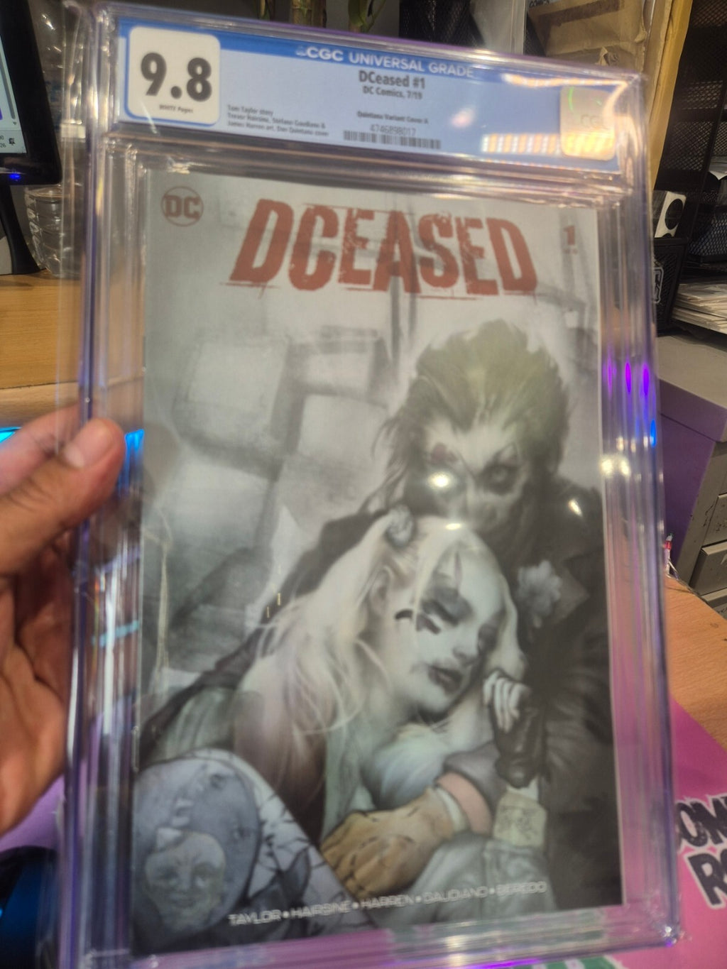 DCeased #1, CGC 9.8 Top Pop! Highest Graded, Dan Quintana Variant