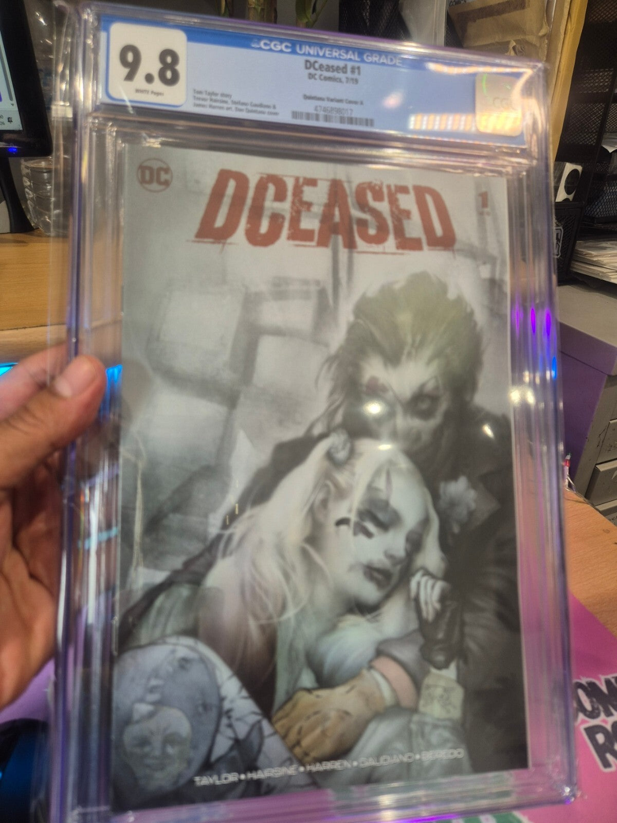 DCeased #1, CGC 9.8 Top Pop! Highest Graded, Dan Quintana Variant