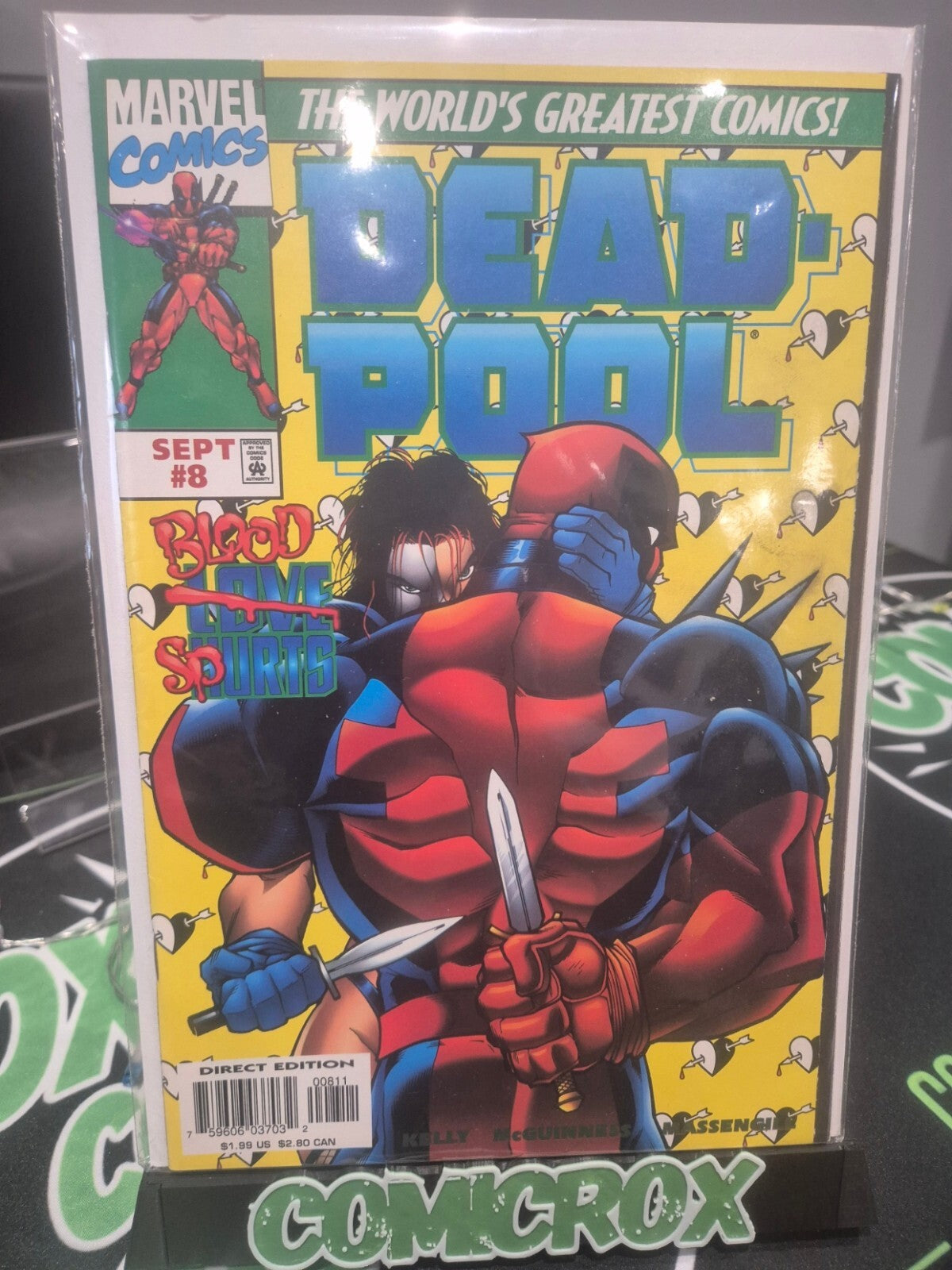 Deadpool #2, 1997, Blood Love Spurts, NM