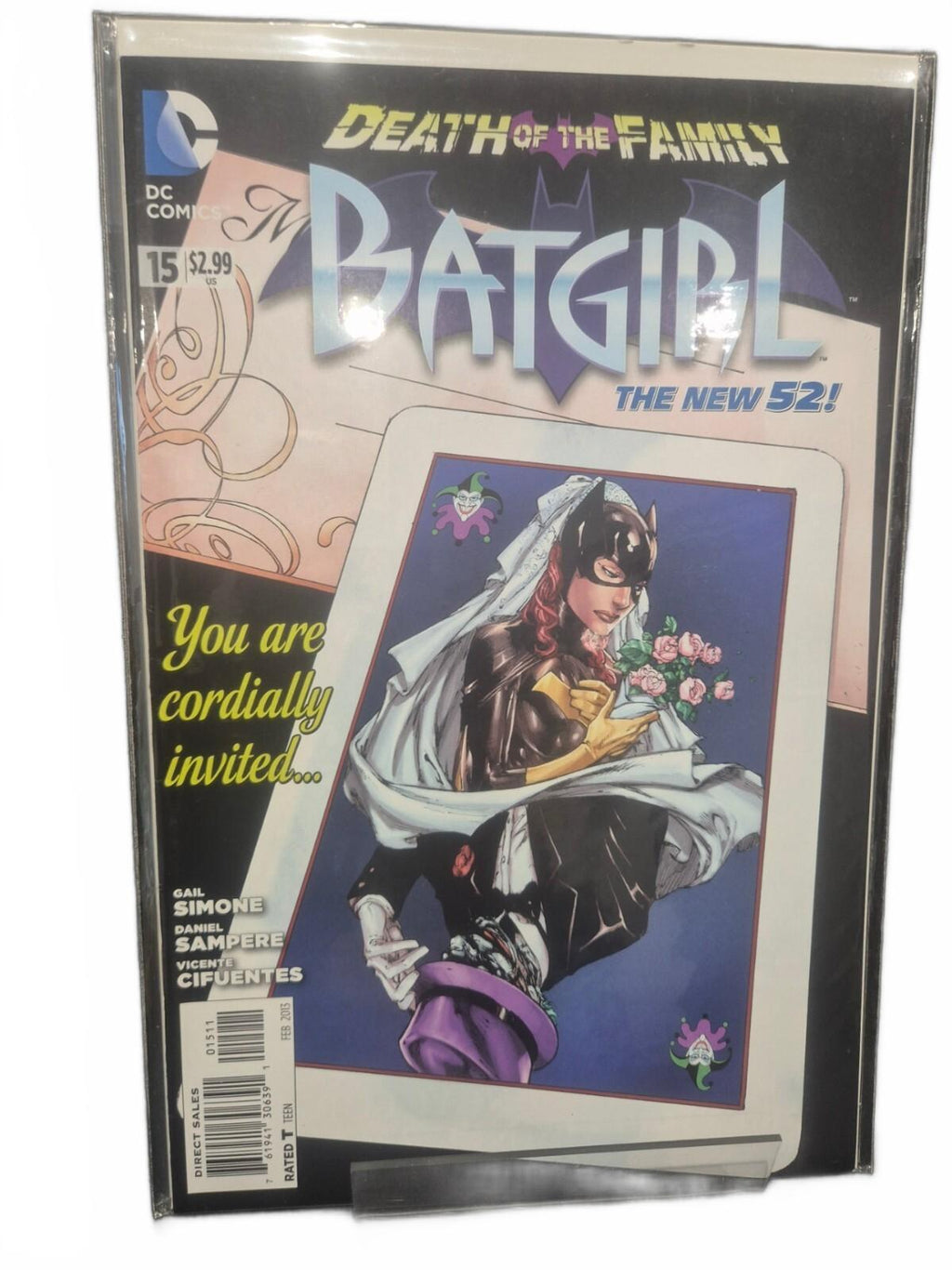 Batgirl #14, 15 & 16, 2012, New 52 Death of the Family, Joker Covers, NM