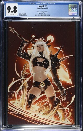 Magik #2, CGC 9.8 TOP POP! Villalobos RARE 1:100 Virgin Edition, Marvel