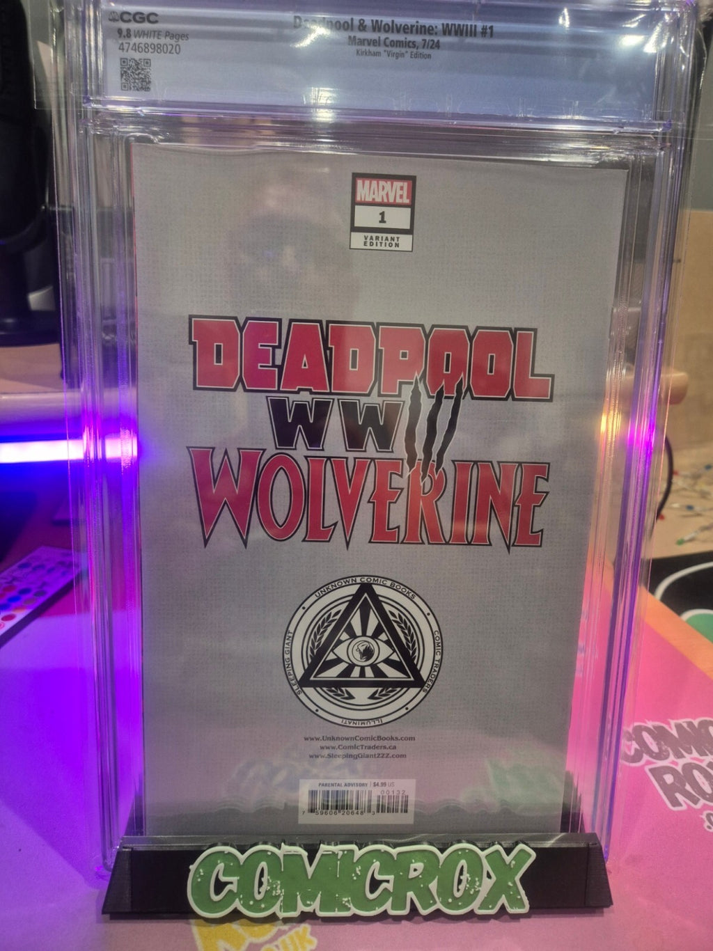 Deadpool & Wolverine: WWIII #1, CGC 9.8, Tyler Kirkham Exclusive Virgin Variant