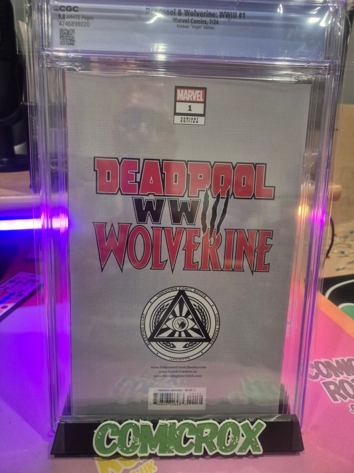 Deadpool & Wolverine: WWIII #1, CGC 9.8, Tyler Kirkham Exclusive Virgin Variant
