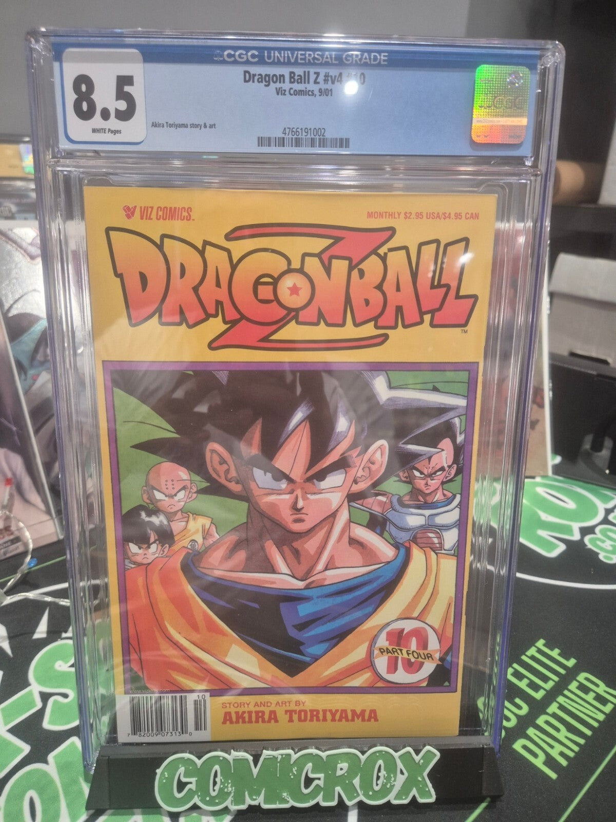 Dragon Ball Z #10, CGC 8.5, Vol: 4, 2001, Viz Comics