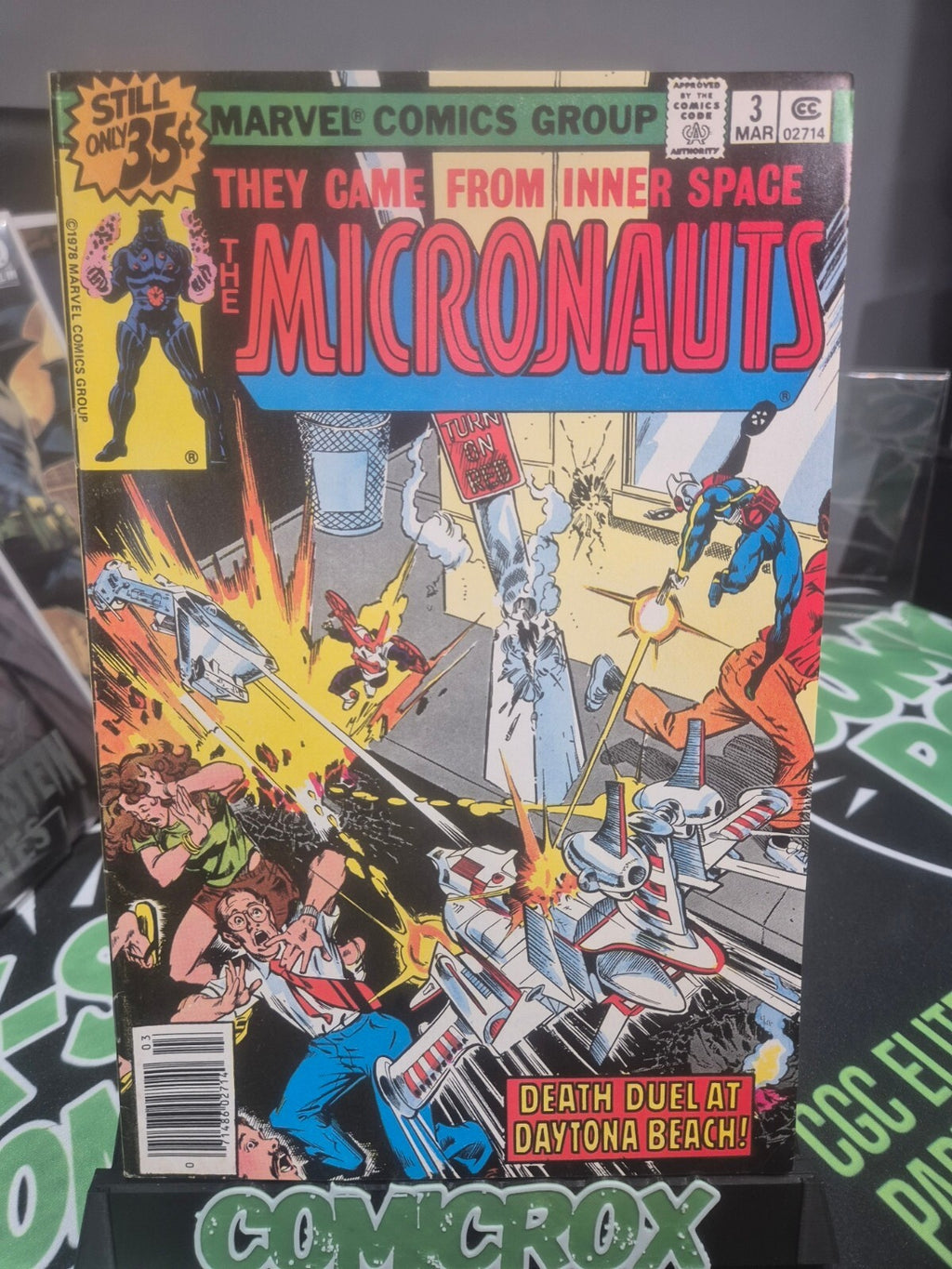 Micronauts #2, 1979, Marvel NEWSSTAND, High Grade NM 9.0