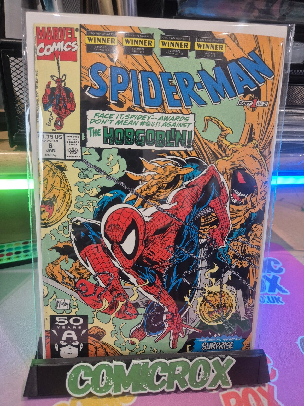 Spider-Man #6, 1990, Todd Mcfarlane Art & Story, NM/M 9.8