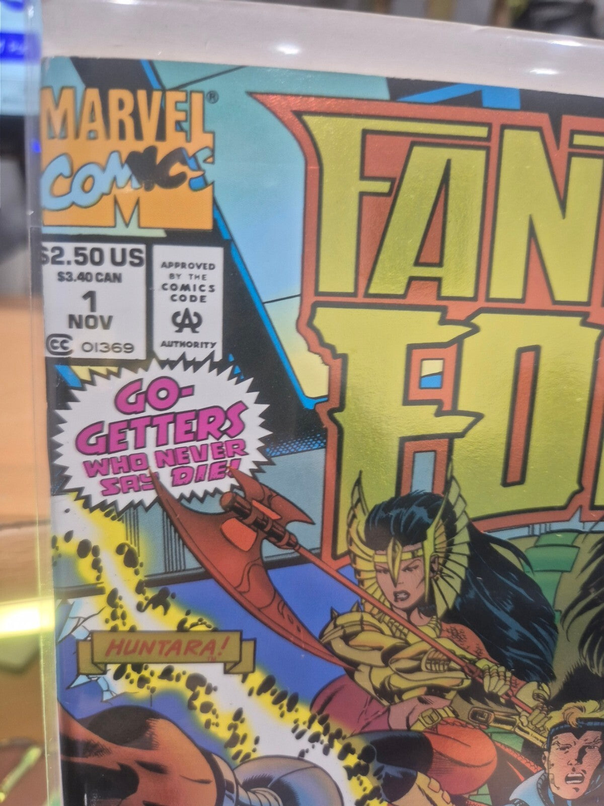 Fantastic Force #1, 1994, Metallic Wrap-Around Cover, VF+