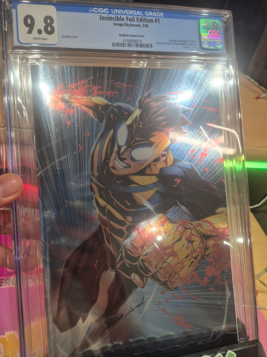 Invincible Foil Edition #1, CGC 9.8 Godtail Variant Cover, 2026