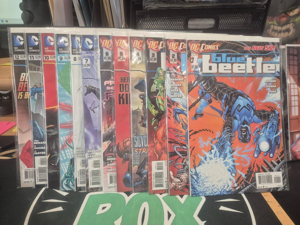 Blue Beetle New 52, Complete Run Issues 1 to 12, DC, Tyler Kirkham, NM
