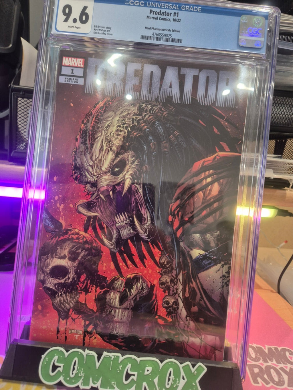 Predator #1, CGC 9.6, 2022, Ken Lashley Nerd Trade Dress Variant