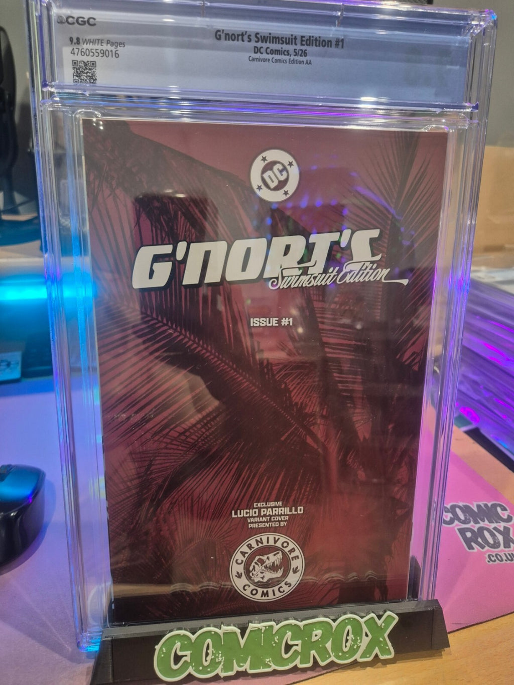 G'nort's Illustrated Swimsuit Edition #1, CGC 9.8, Parrillo Ltd 800