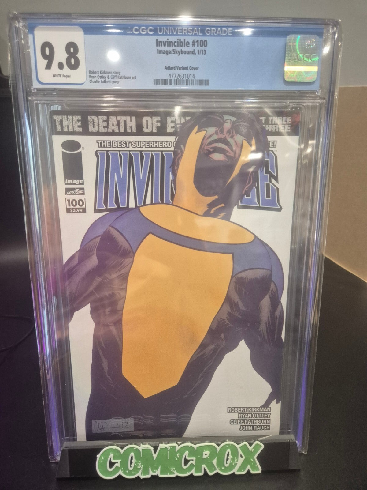 Invincible #100 CGC 9.8, Adlard Variant, 100th Milestone Issue