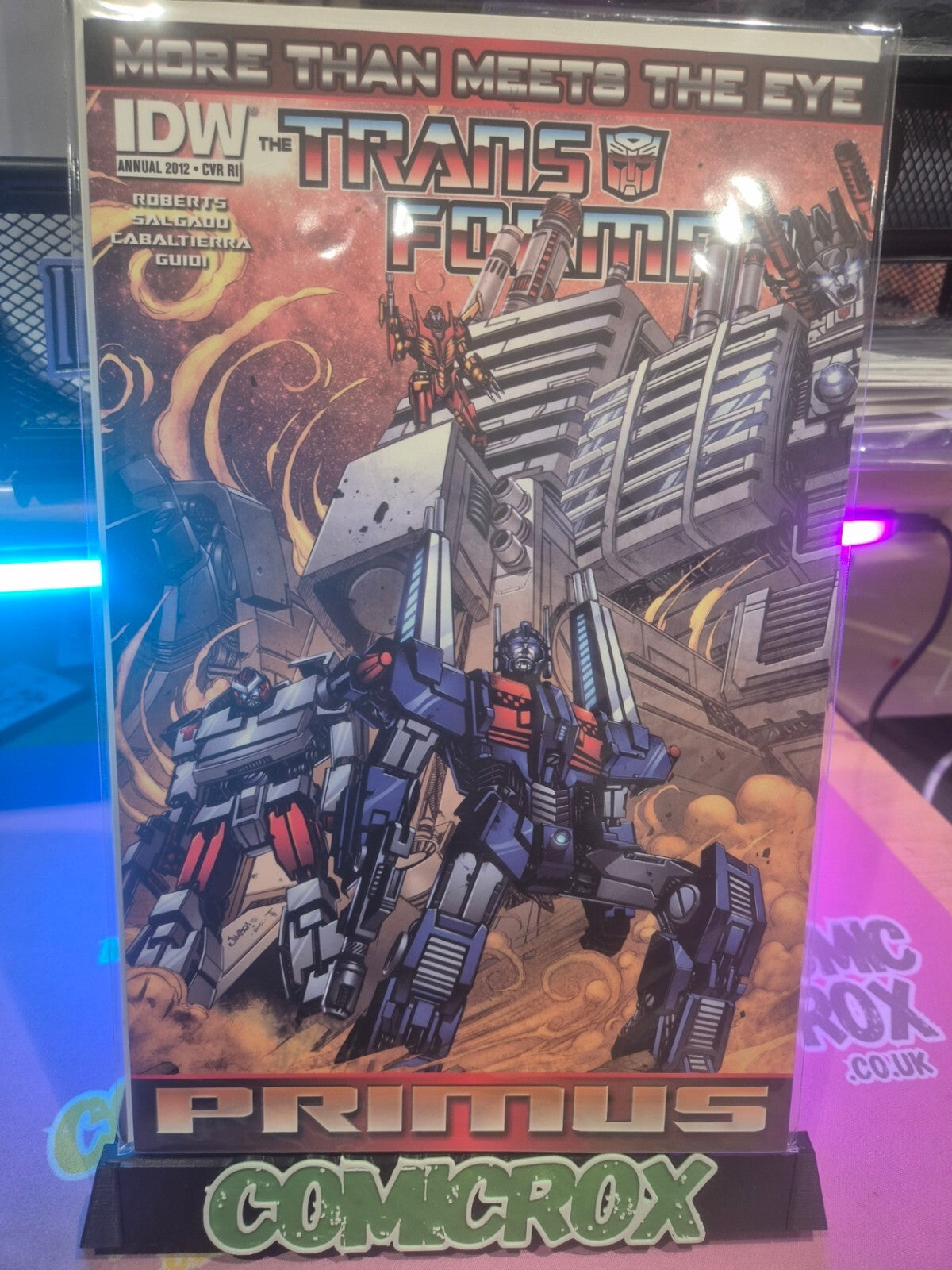 Transformers: More Than Meets The Eye Annual 2012 #1, Retailer Incentive, NM