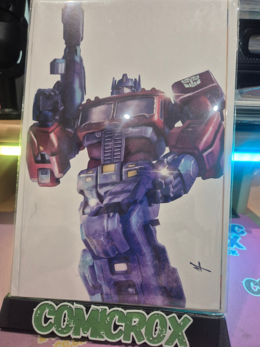 Transformers #25, Marco Turini Rare Exclusive Spotlight Variant, Ltd. 750, NM